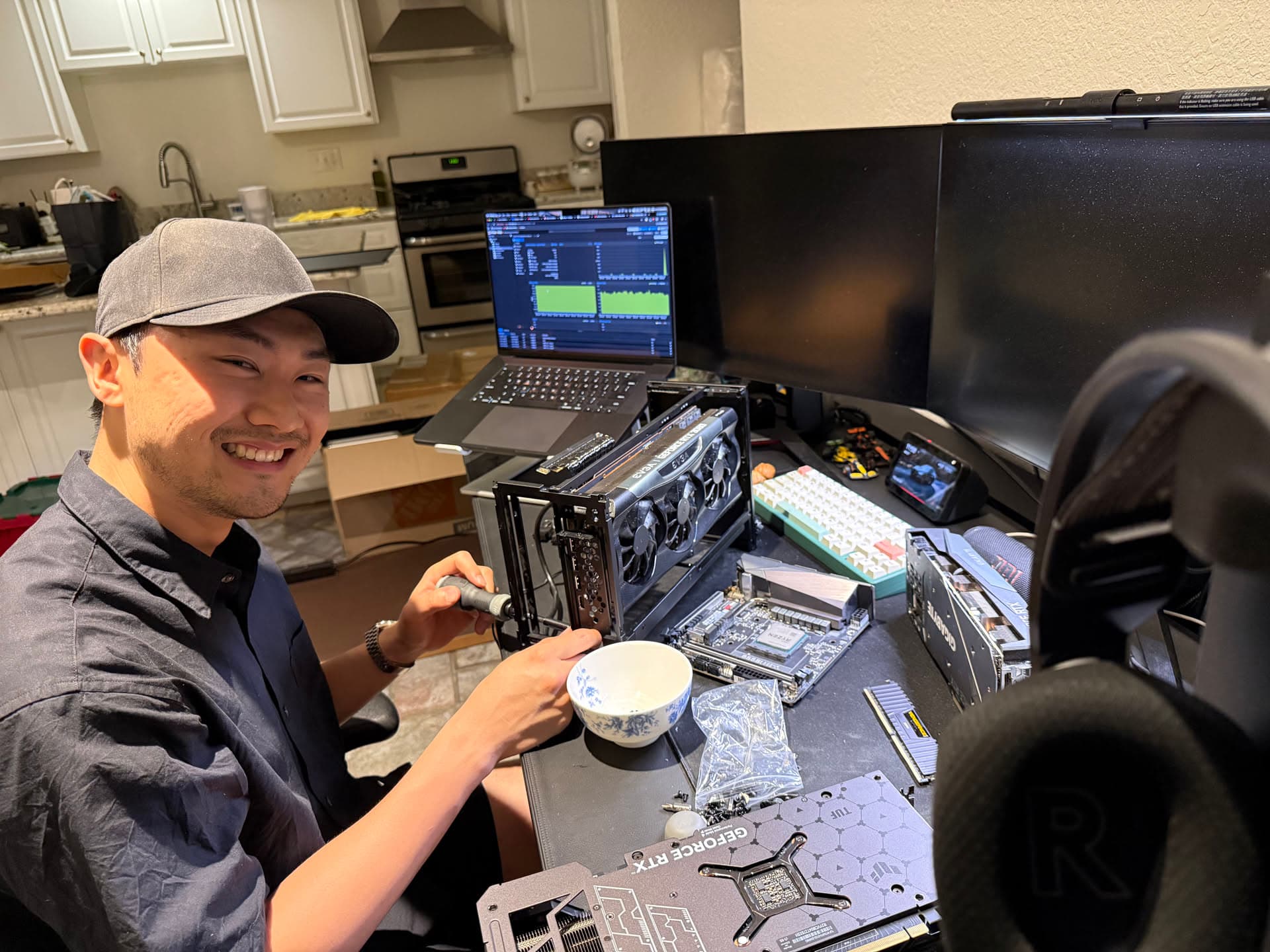 Jordan Choi building a PC